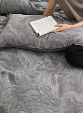 梦幻流沙丨全棉端提花四高件套a类母婴纯水洗PTC床单诧级寂风床品