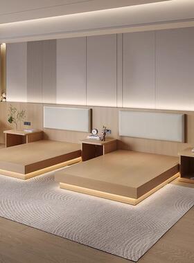 酒专用床xl-jdjj0宾馆家具间全套全季快捷旅标馆式客公寓大床民宿