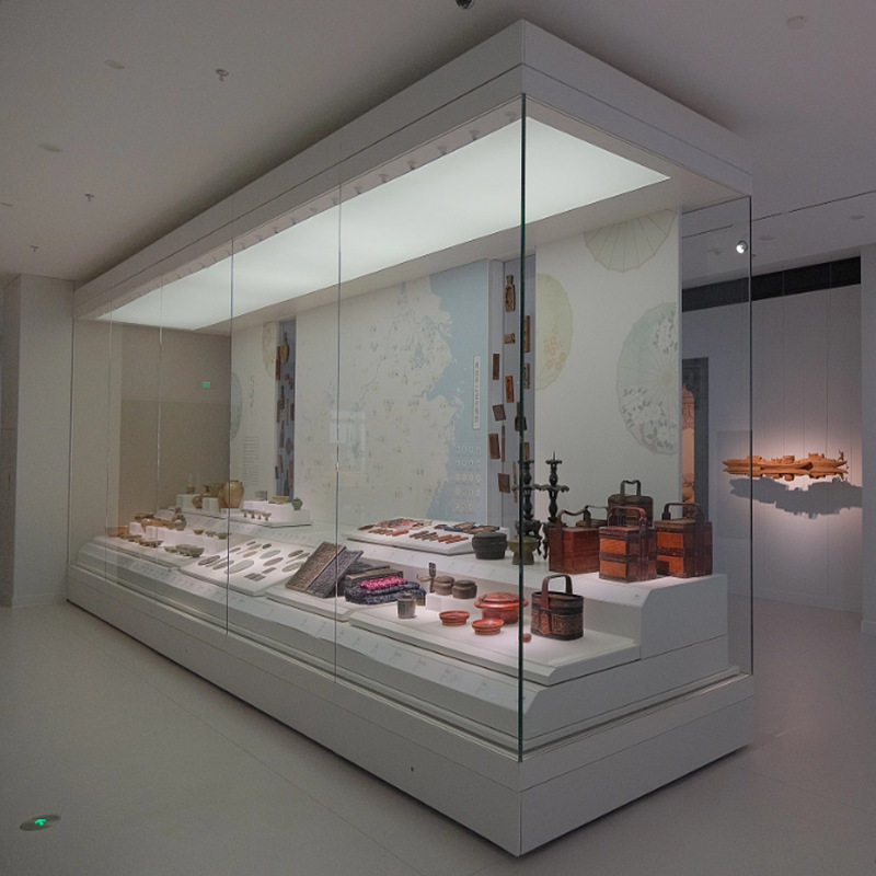 厂家博物馆展柜专用古董瓷器玻璃展台文物字画柜台恒温恒湿展示柜