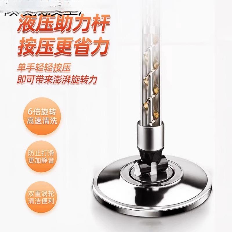 单自桶免拖把家用干一拖净动旋地转甩OWZ脱水手洗懒人拖布吸水度