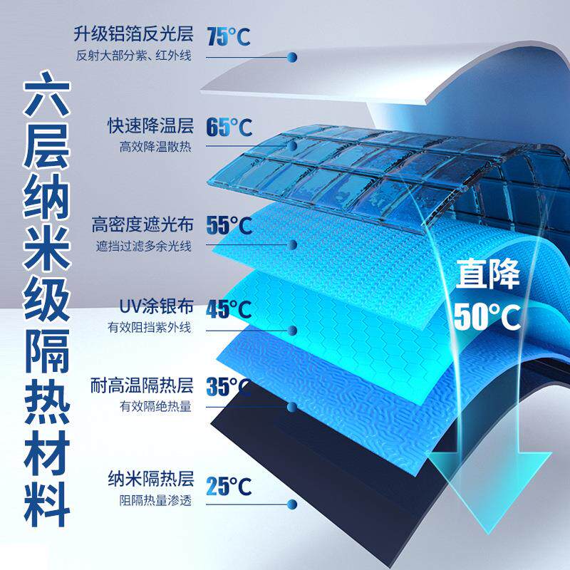 汽遮阳帘车车用车窗防晒风隔热挡小前车挡CTG隔阳板挡玻璃遮光伞