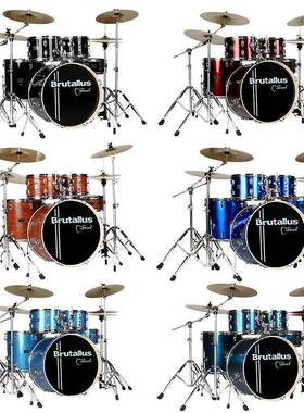 ipuse16704n架子鼓人儿童家用成爵士鼓初5234镲鼓学者入门练习专