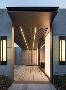 室外防水门壁灯别墅外中式厅露院台子庭院灯69100室外大门柱子外