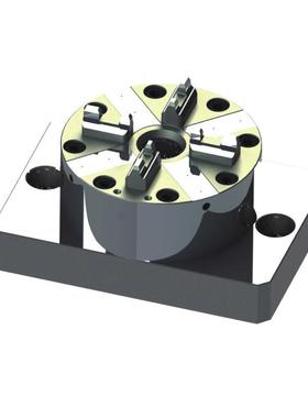 电商直供CNC专NR0028用D夹100型横立式两用C动卡盘多功能CN气动气