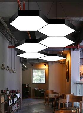 led办公室灯25250六边形意吊商健身房舞蹈室y形灯场超市造型灯创