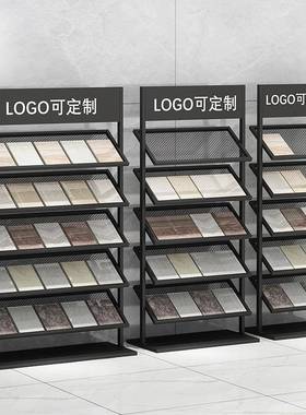 砖样品展架璃样放摆橱柜立43686式玻架石瓷英地砖铝扣板石材落地