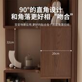室KAS转角床柜实卧头木书架一体架靠墙落地收纳置物三角柜拐角边