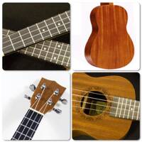 23寸DIW尤克里里初学者单器板桃花芯e木Ukulle乐儿童尤克里里琴