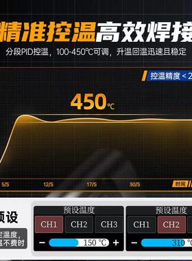 FNIR家烙SI0HMLVS-02智能电铁10W便携式恒温焊台焊笔用维修焊接