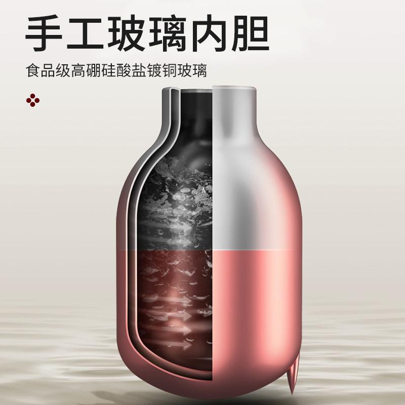 5玻ZV7气压式水瓶暖保温MTJ瓶家用璃内热胆暖水壶大瓶容量按