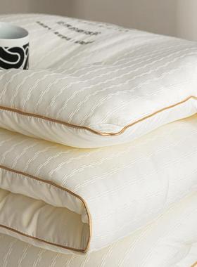 原棉花大豆被子秋冬a类床上芯厚被褥加纤维被子83079春秋被被冬提