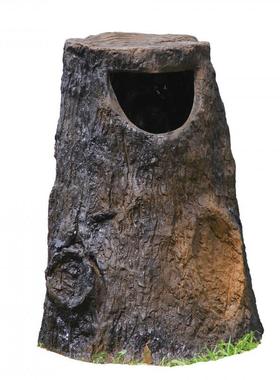 外公园区垃圾桶景户仿树桩分类垃圾箱大号园林院防树87411木垃圾