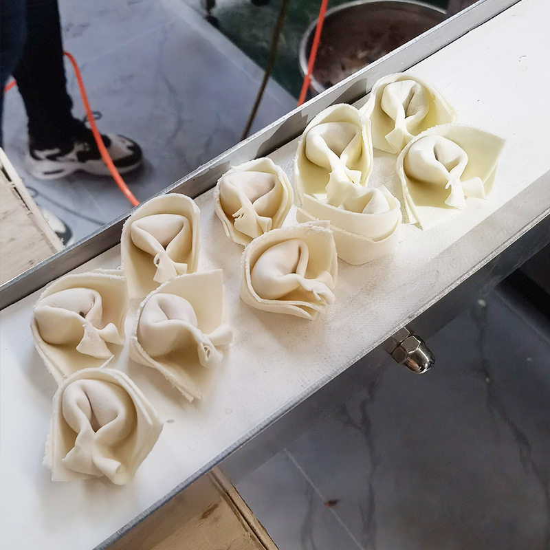 新款元宝馄饨机全自动仿手工抄手机食堂商用扁肉云吞成型机扁食机