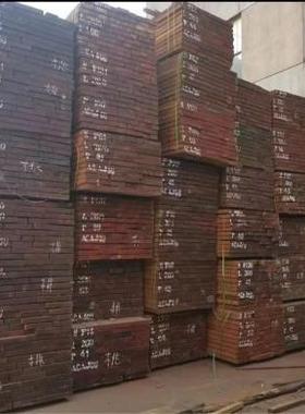 红胡桃实木直拼曼板木非洲材原木板奥实木板指接板古实99552木板