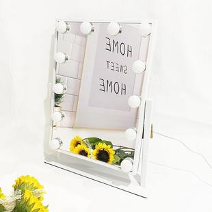 源厂家化妆头灯三色调光灯镜子212化妆镜泡好莱坞镜前灯灯