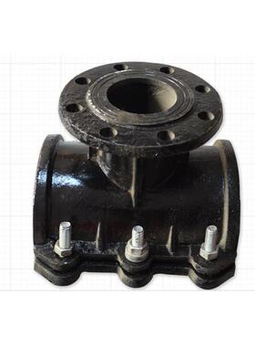 磨铸铁法兰马鞍三5通抢球修节DN1008010两合分ZFU三水通沙眼补漏