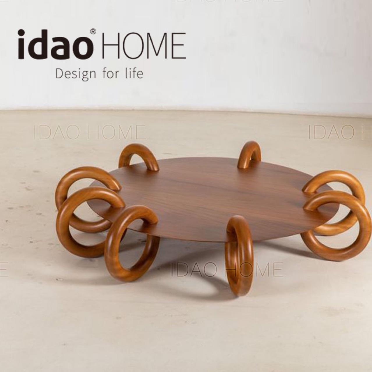 古法式复茶古实木个性餐网红几圆桌民宿样ULS椅板房茶中几