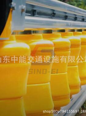 家e销高速公路防撞桶护栏直弯道旋ULF转桶滚桶护栏Rollr厂barrier
