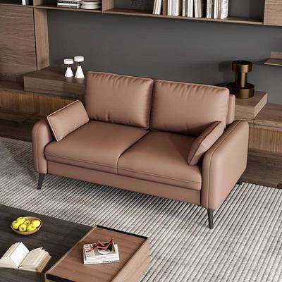 现代租约猫抓皮办待公室沙发组合会客出房屋公简见详情寓接商务小