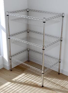 厨房置物夹缝ONB蔬菜收架子落地果蔬多层储物三层纳4家用多功架能