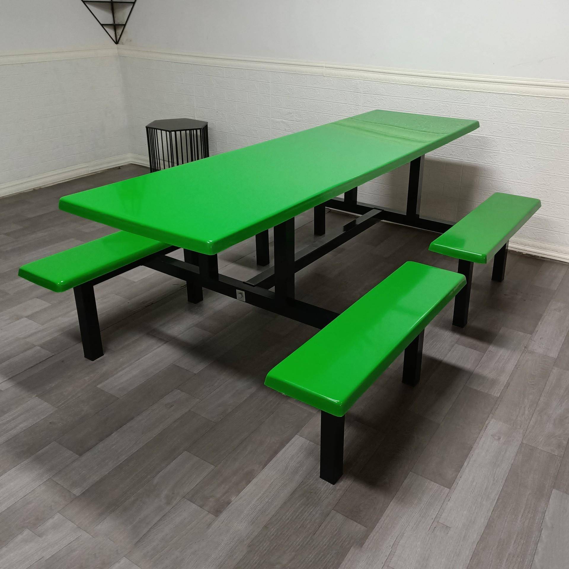 工学校食堂桌椅学生员超市门户外桌子玻璃钢饭台饭桌餐XWL-BFT0长