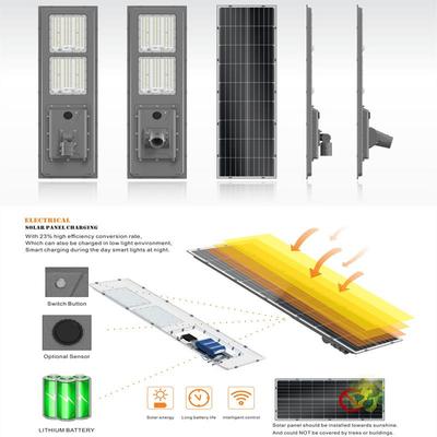 654太阳工能路灯铝制户外一道路程感应照明LED体能化长续航太阳板