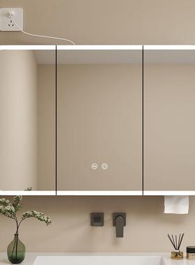 多生11611间镜柜镜柜门后简收卫纳室柜样化约智能除雾灯光挂墙式