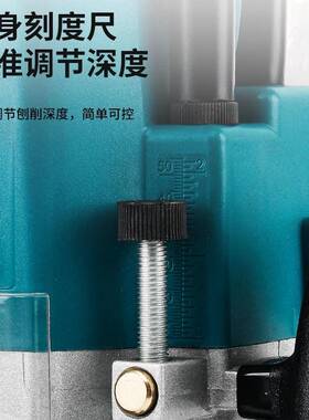 多功能电动修边机木开槽机锣工工具大全万用75866宝大电机雕刻木