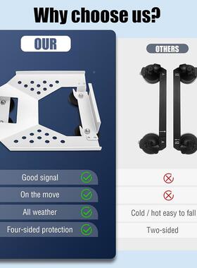 销架Starmni车载金属支架圆孔66710磁吸房车热支信号架新i联