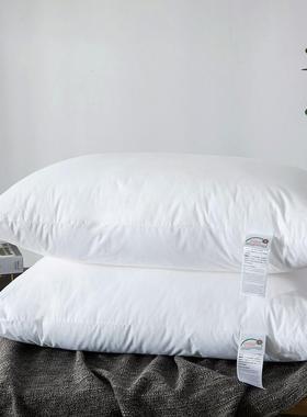 全季店枕头零压学生宿舍家用颈一对单超软护酒亚朵枕芯睡91108人