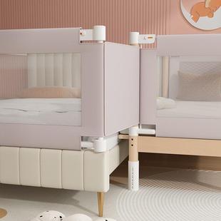 木榉婴儿床实木加宽床边栏平接大床无缝拼接降床可升护MPX宝宝儿