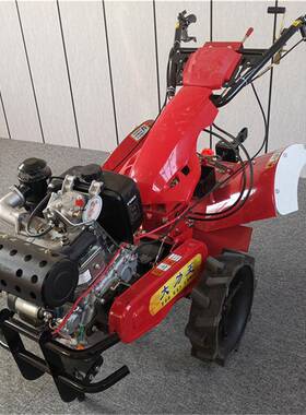 转现货直供山小型微耕机38009手把可旋的开起垄机沟四驱后旋地松