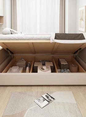 榻米地台床酒店落地实木排骨榻50232架卧室加密全木实床架无头床