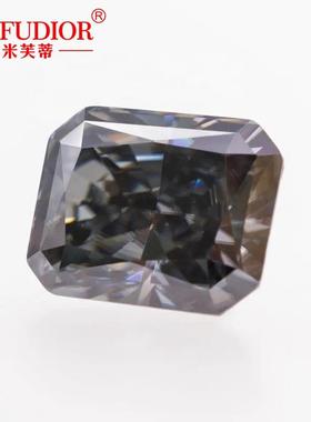 梧州桑莫工厂灰色雷拉迪恩桑石裸石0.5-12克莫桑灰色雷迪过测莫钻