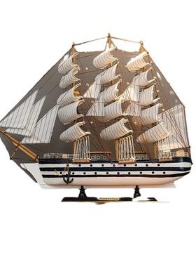 PK7J一帆风顺帆船模型摆件电视柜客厅家居装饰品海盗船酒柜办公室