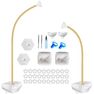 气球拱形套件铝塑管支架自由弯曲形状气球柱支架气球拱门生日布置