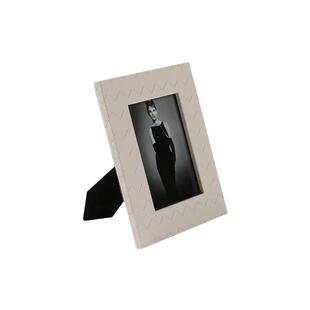 现代简约奶油风皮革相框摆台办公室书房桌面高级感装饰画框摆件