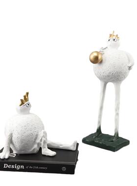 北欧简约摆件摆设样板房现代家居招财猫电视柜