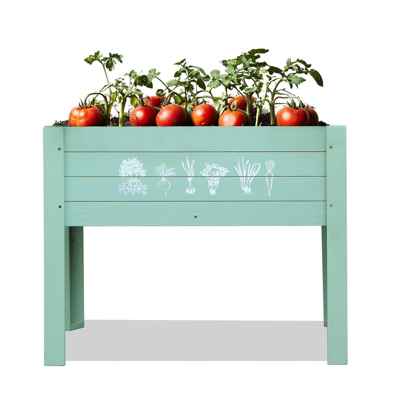 户外花箱种植箱实木带小黑板防水防晒庭院种菜箱花槽园艺种植箱,家居饰品,花盆,淘宝优惠券,粉丝福利购,淘宝优惠卷