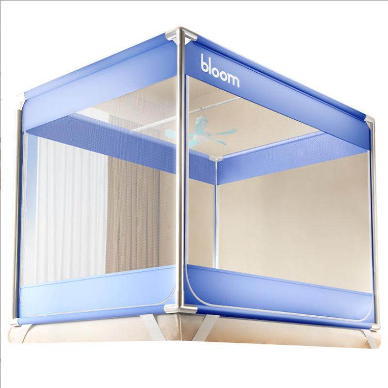 防摔高级防蚊蚊帐家用婴儿童宿舍学生防掉床蒙古包纹账1米5全底款,床上用品,蚊帐,淘宝优惠券,粉丝福利购,淘宝优惠卷