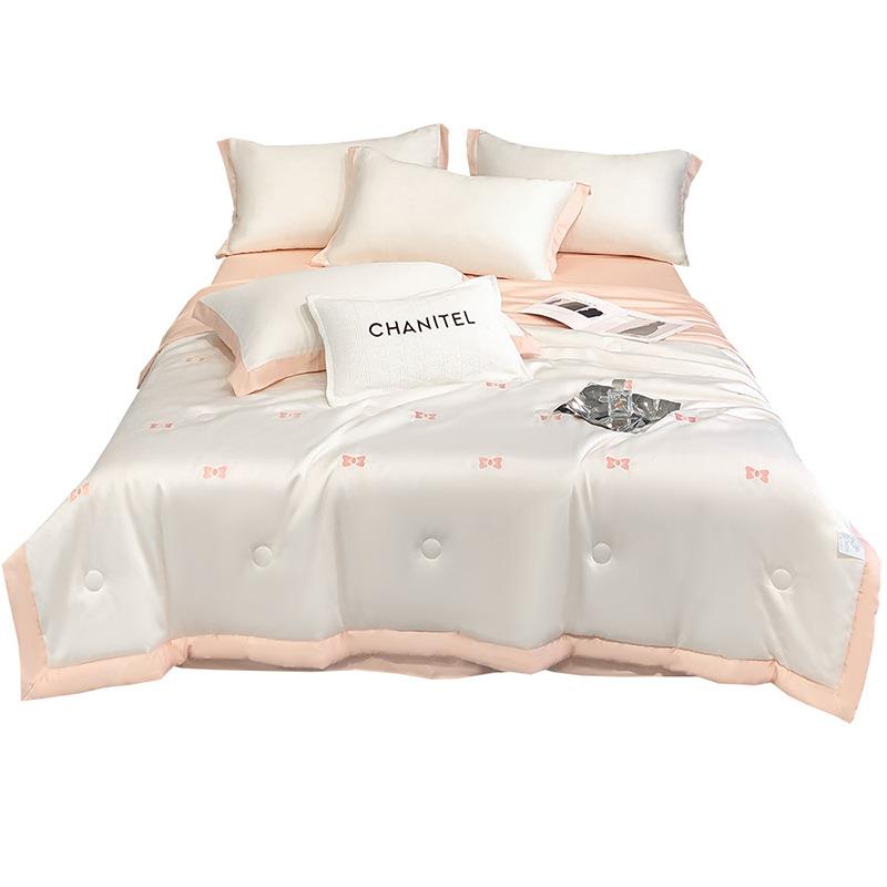 2四0真25新款冰丝夏全被空调被夏季WJ-莱茵丝夏凉被件套夏天被子