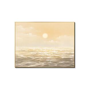 奶油原木风电表箱装饰画风景配电箱遮挡挂画弱电箱盖板电闸箱壁画