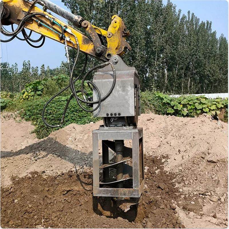 挖机属具方孔螺旋钻机 高铁桥梁打桩螺旋方孔钻 液压方孔钻机,汽车零部件/养护/美容/维保,工程机械轮胎,淘宝优惠券,粉丝福利购,淘宝优惠卷