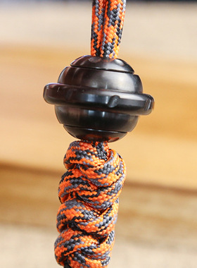 黑色UFO二代不锈钢刀坠指尖陀螺成人金属解压玩具EDC户外刀坠