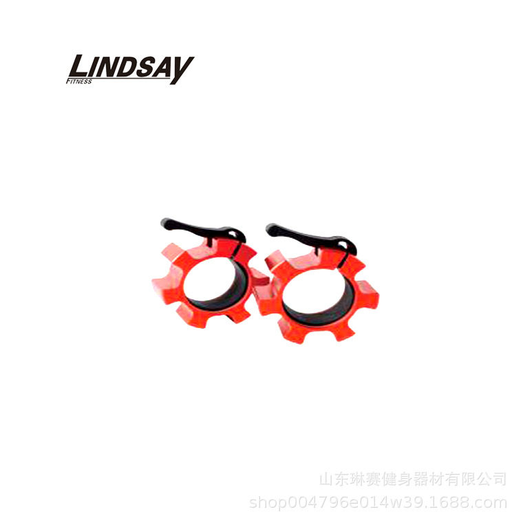 铝制卡头扣锁快速奥杆卡头尼龙哑铃杠铃杆卡扣