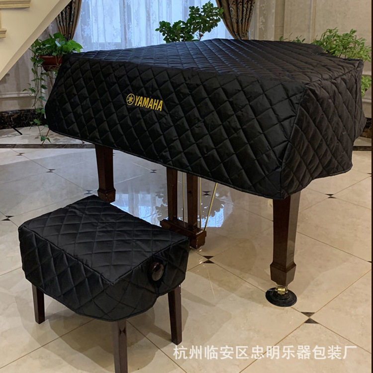 厂家销售大方格三角琴罩防潮 LOGO可以电脑绣