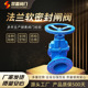 Z41X 16Q球墨铸铁双雷软密封闸阀 dn200节流明杆法兰闸阀弹性密封