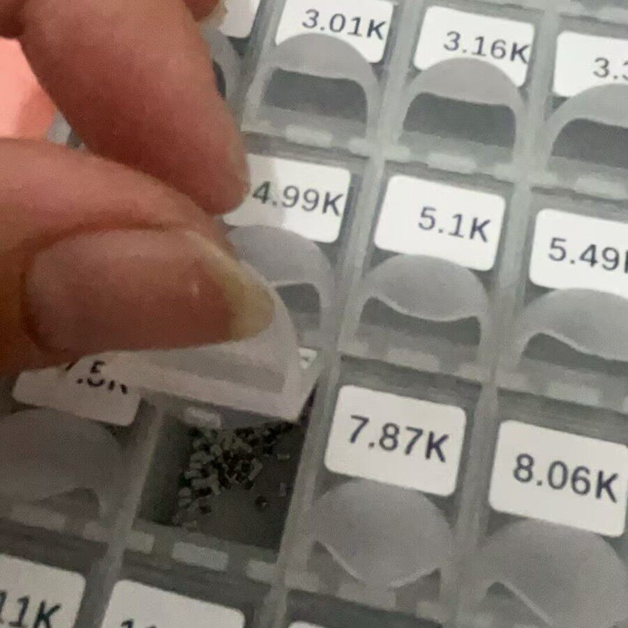 128种贴片电阻盒 0603 800种各500个 全系列常用电阻包元件样品