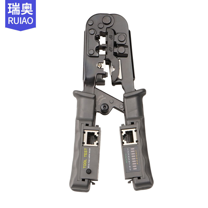 跨境多功能4P8P6P三用带测试仪HT-N5684CR网络工具挤压接线网线钳图片