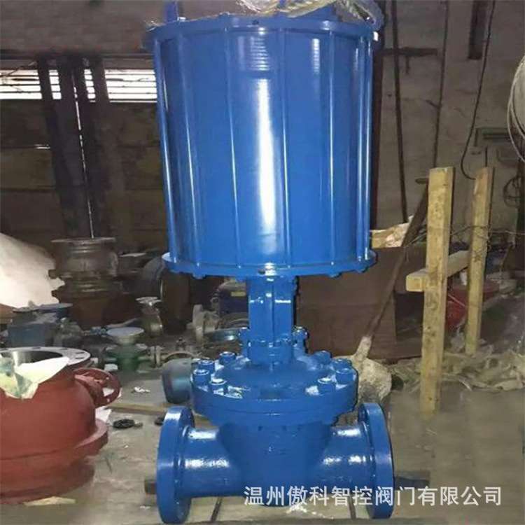 Z641Y-25C DN50 铸钢气动法兰闸阀 气动明杆闸阀 气动切断闸阀